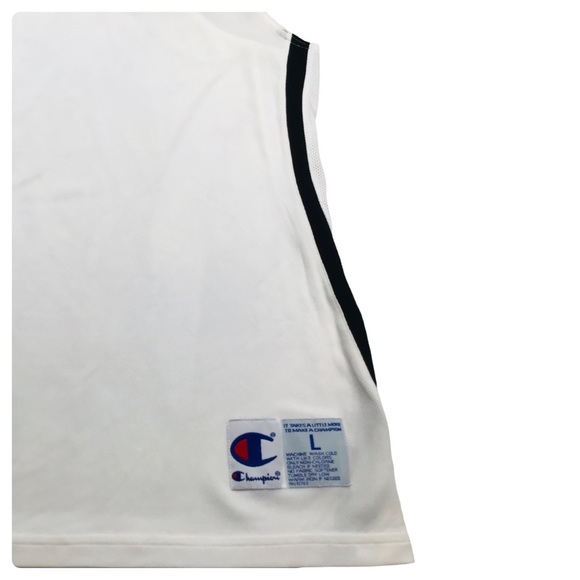 Champion - Double Dry Mesh White / Black Tank Top L - NWOT - Picture 4 of 13